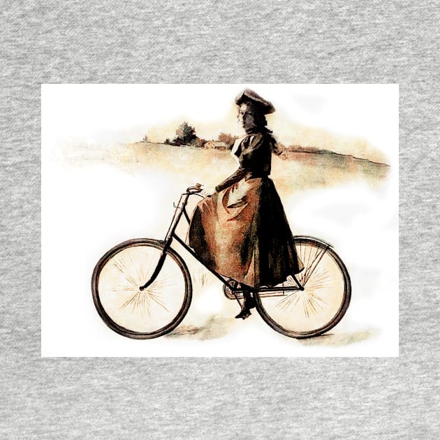 The Lady on the Bike (1890's) by PictureNZ